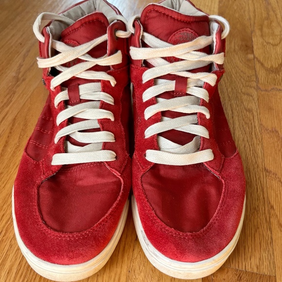 Vintage Mens Diesel Red Hightops - Picture 3 of 6